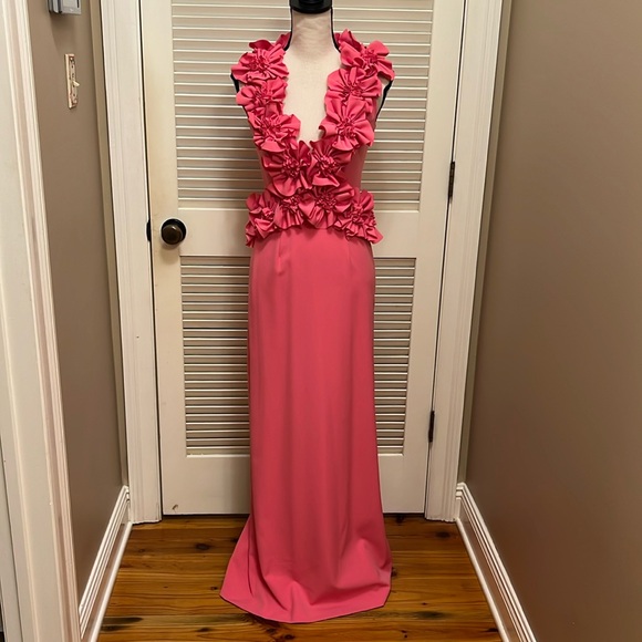 Antonio Melani Breast Cancer Awareness Capsule Mary-Cathryn Crepe Dress, Size 2 - Picture 4 of 17